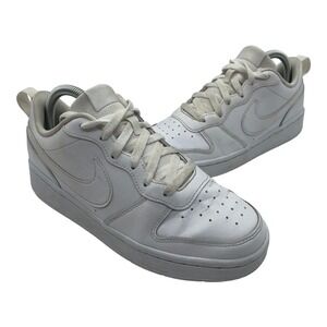 Nike Court Borough 2 Sneakers BQ5448-100‎ White Youth Size 6Y OR Womens 7.5